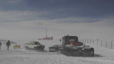 The only car at Concordia Station