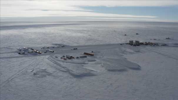 Wide shots of Concordia Station