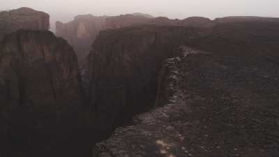 Huge canyons close to Djanet