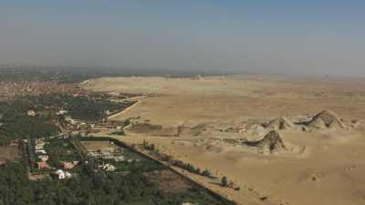 Abousir pyramid and Saqqarah Necropolis