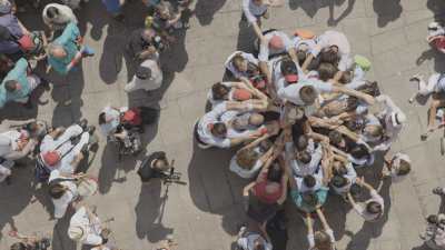 Castells, human towers of Catalonia