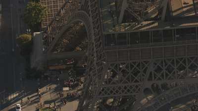 Shots around the Eiffel Tower's summit