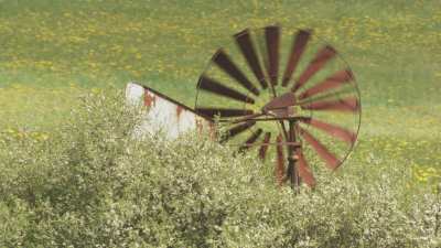 Wheel spinning in a field