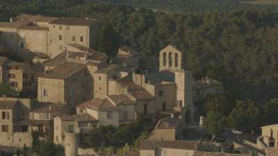 Landscapes of Provence, village and lavender fields