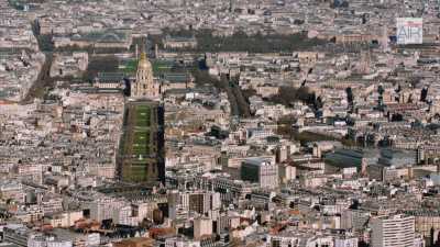 Paris: The Louvre Museum and the river Seine / The Invalides