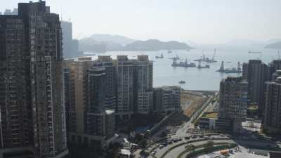 Apartment buildings and Kowloon Bay