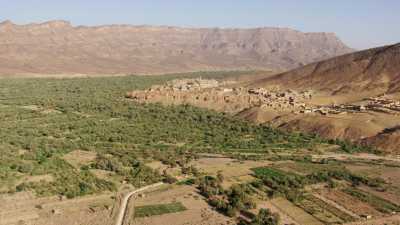 The Draa Valley between Agdz and Zagora
