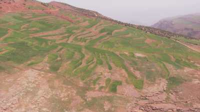 Timnkar Plateau mountain village and agriculture