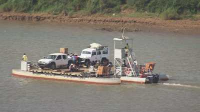 Equipment transportation by boat
