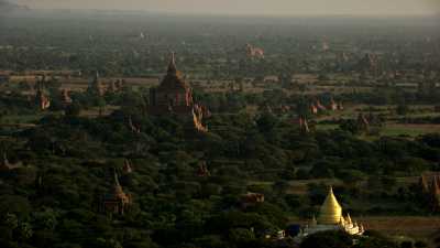 Bagan temples for as far as the eye can see