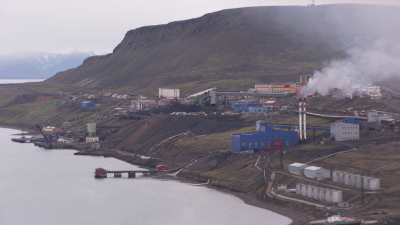 The Russian mining city of Barentsburg