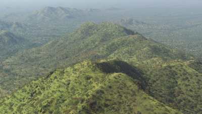 Green hills of Jebel Logotafian, close to Kenyan border