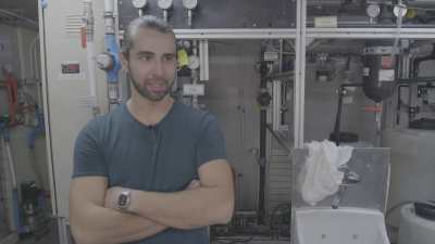 Water recycling in Concordia Station (interview in French)