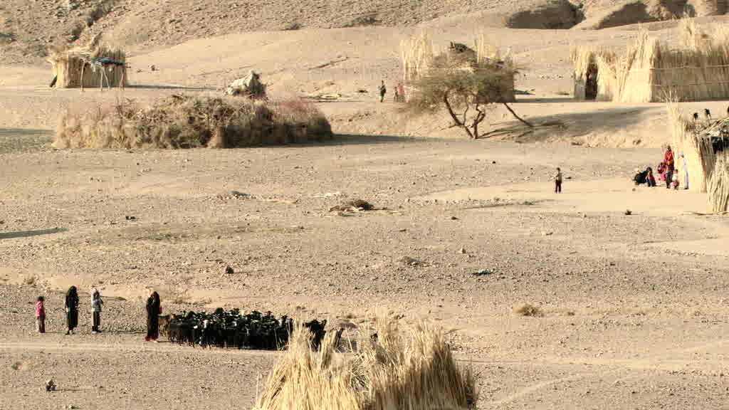 A small village in the Hoggar Mountains