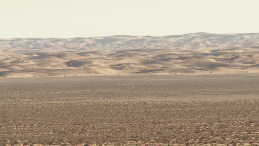 Un mirage (Fata Morgana) dans le Sahara