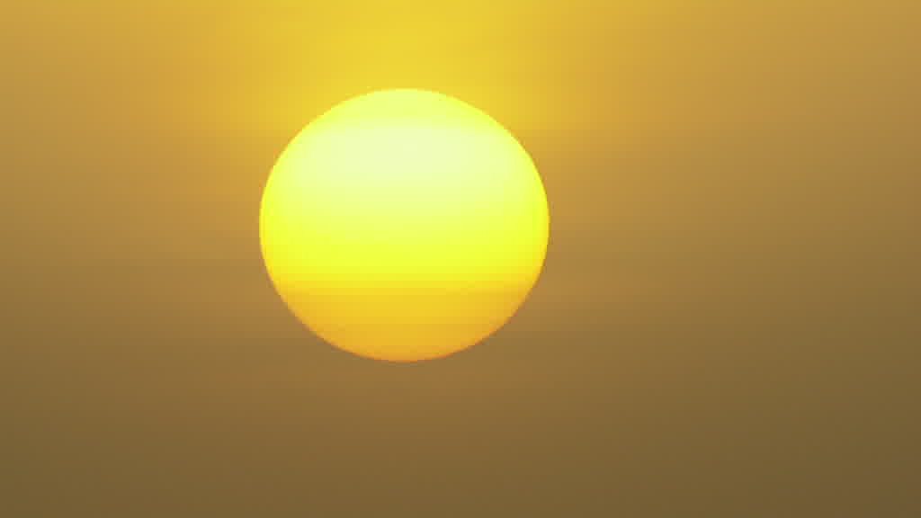 Lever de soleil sur le Sahara algérien