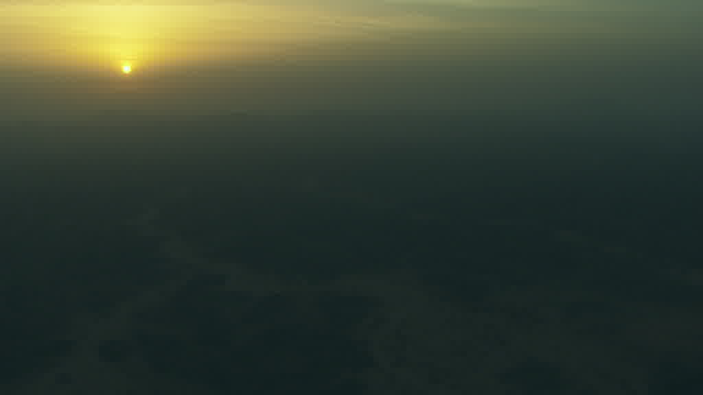Lever de soleil sur le Sahara algérien