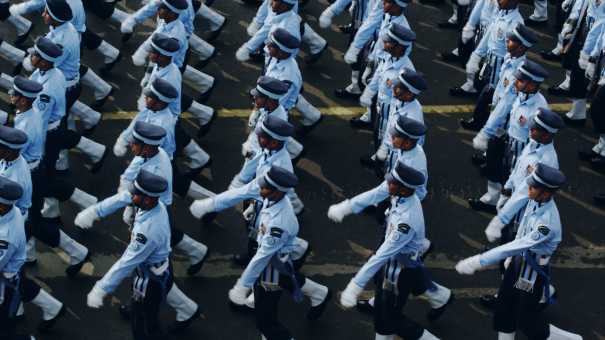 Défilé militaire en Inde