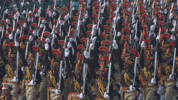 Défilé militaire en Inde