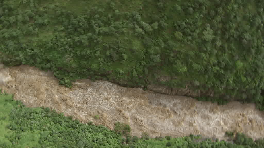 Swollen river near Lake Turkana