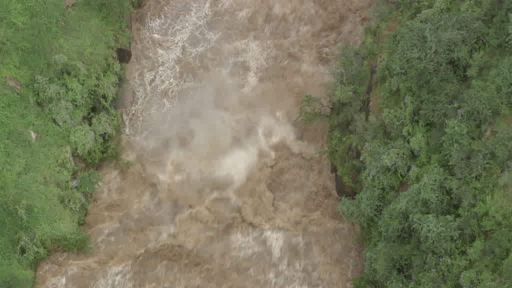 Swollen river near Lake Turkana