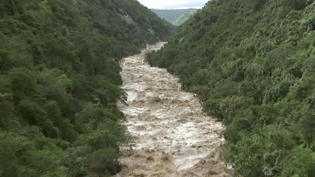 Swollen river near Lake Turkana
