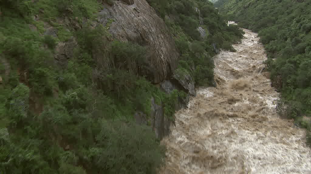 Swollen river near Lake Turkana