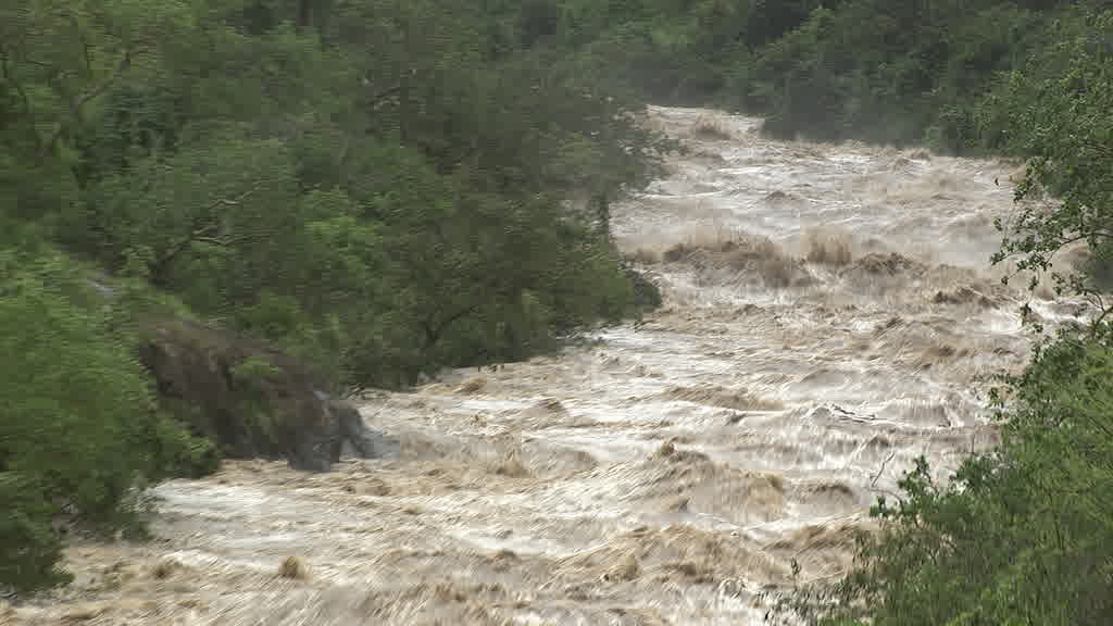 Swollen river near Lake Turkana