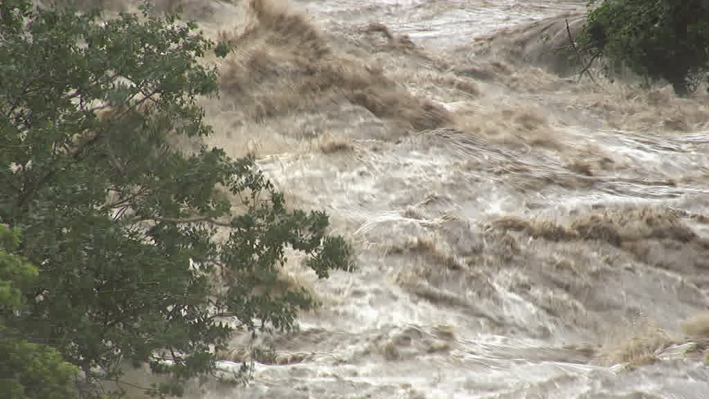 Swollen river near Lake Turkana