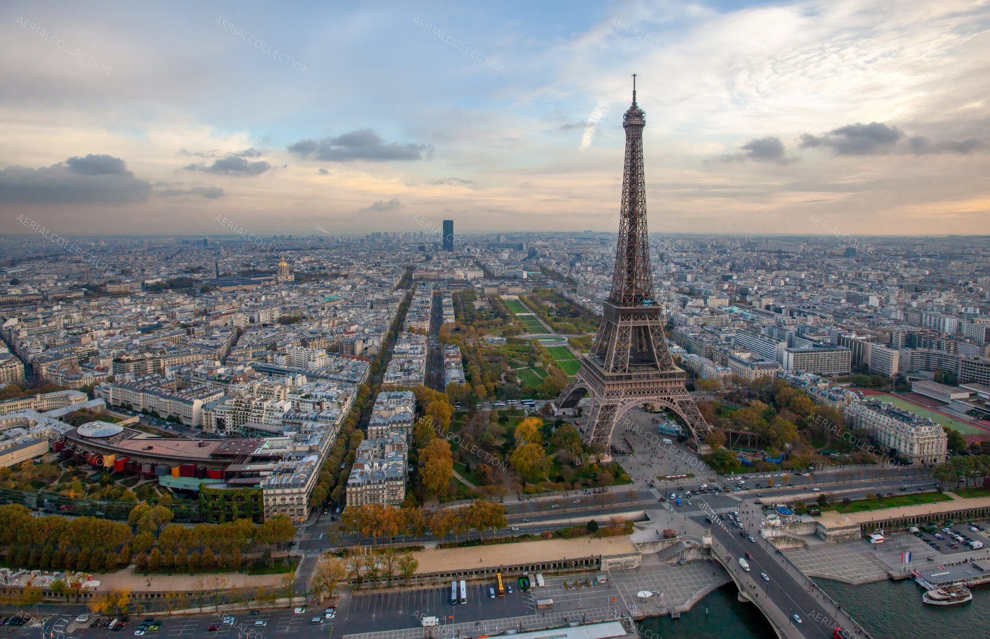 Eiffel Tower and South Paris