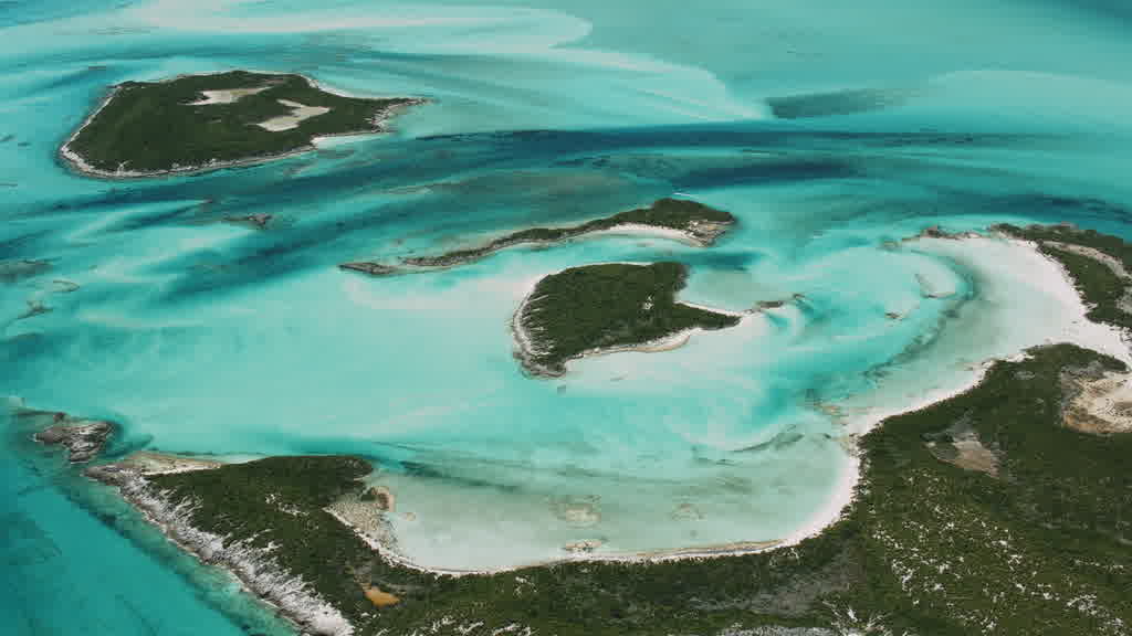 Images aériennes des Bahamas