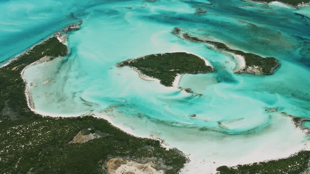 Images aériennes des Bahamas