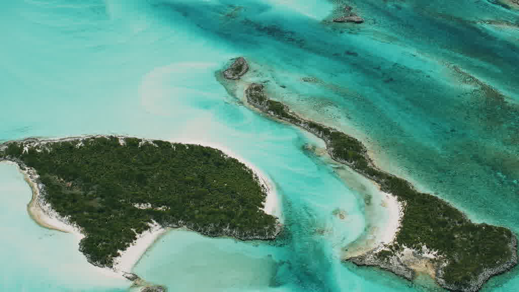 Images aériennes des Bahamas