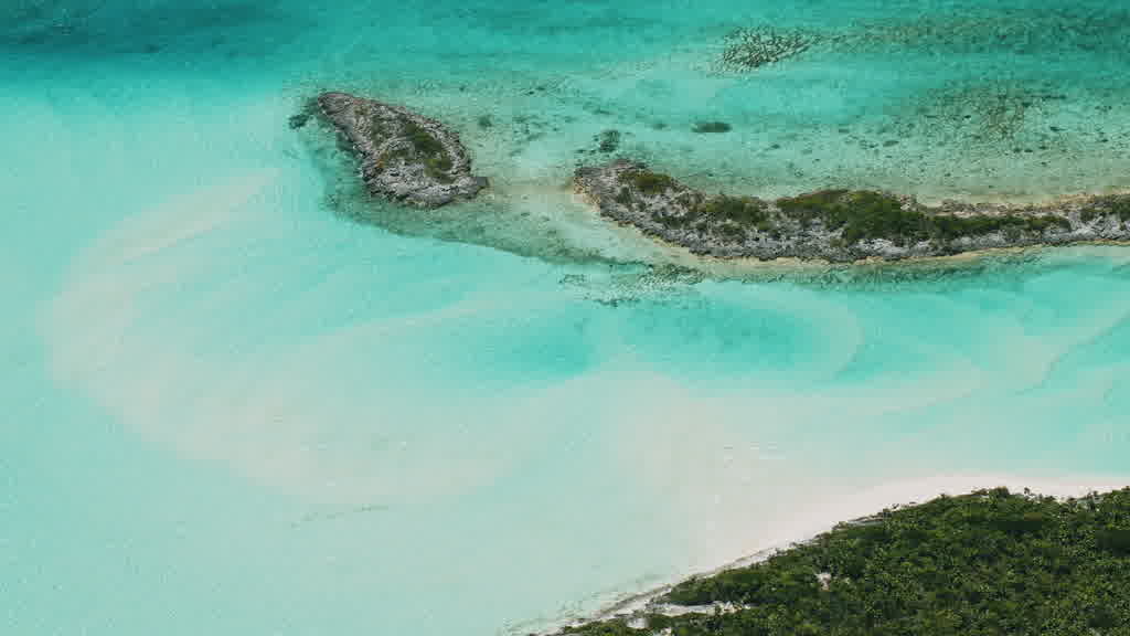 Images aériennes des Bahamas