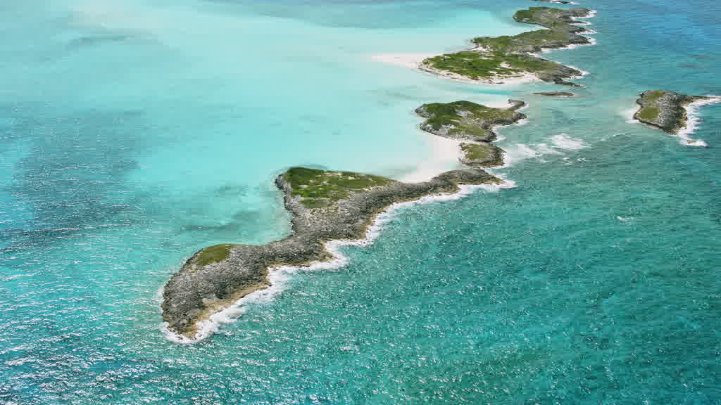Images aériennes des Bahamas