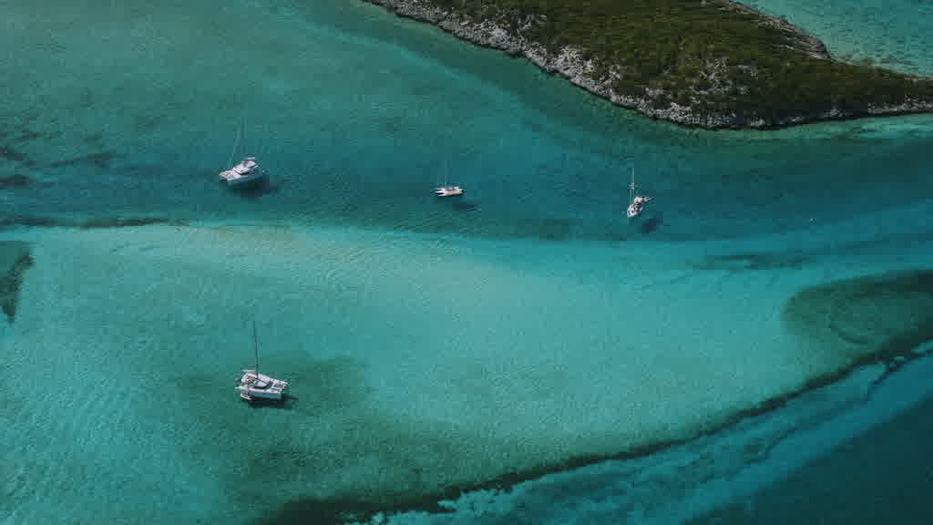 Images aériennes des Bahamas