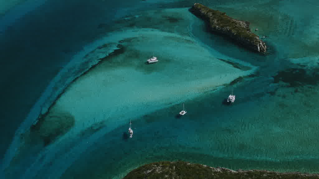 Images aériennes des Bahamas