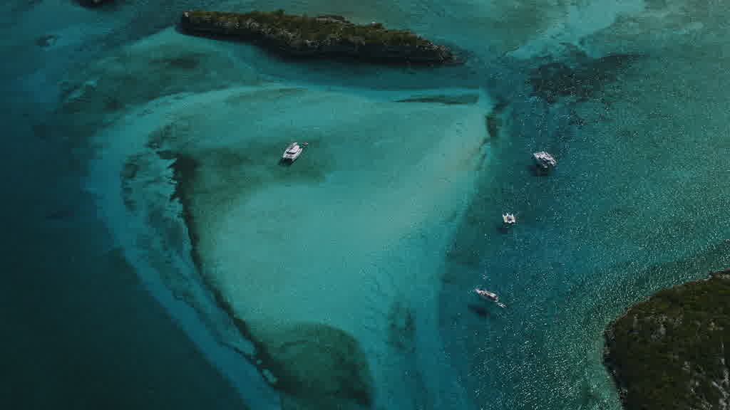 Images aériennes des Bahamas