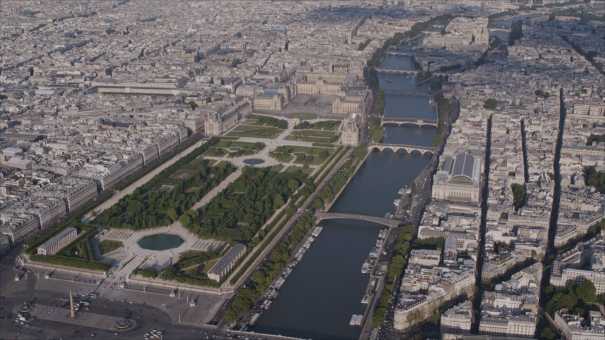From La Défense to Tolbiac Bridge Following the Seine