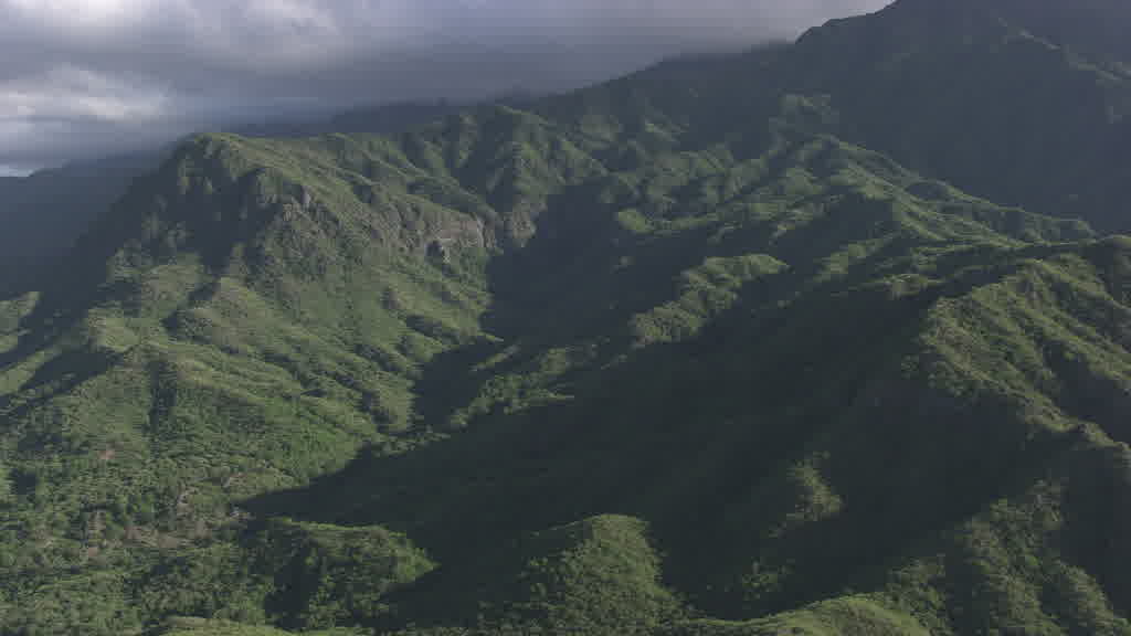 Collines entre Haiti et la République Dominicaine