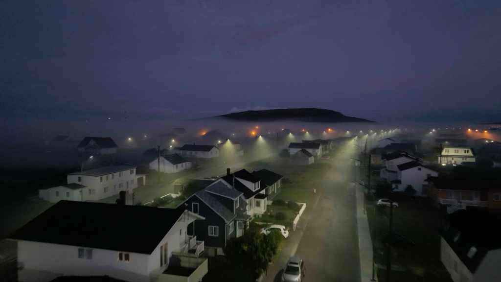 Miquelon in Early Morning Mist