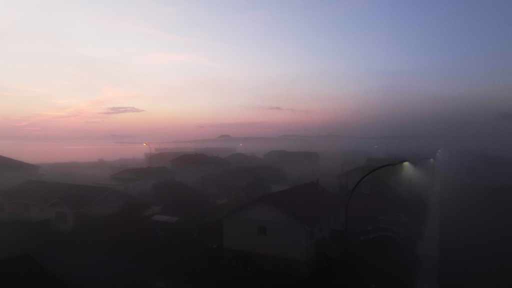 Miquelon in Early Morning Mist