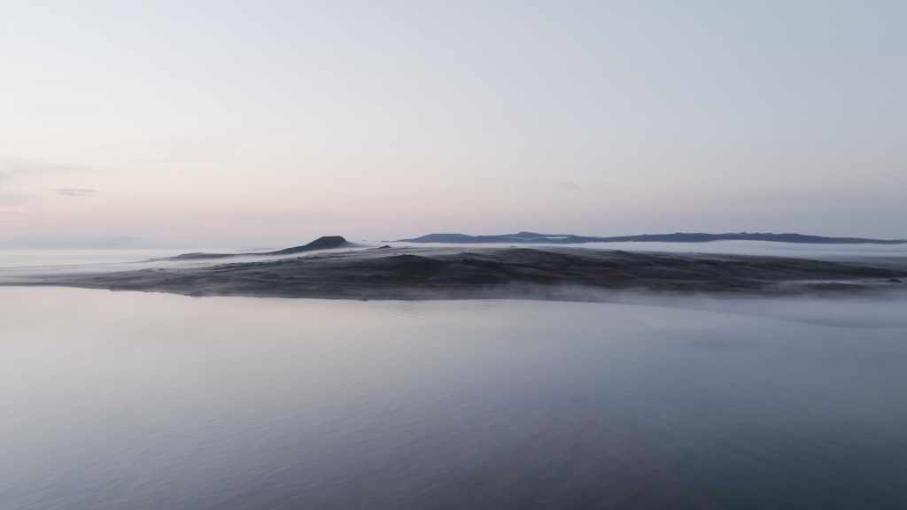 Miquelon in Early Morning Mist