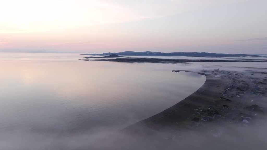 Miquelon in Early Morning Mist