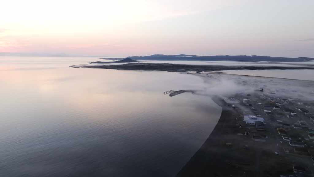 Miquelon in Early Morning Mist